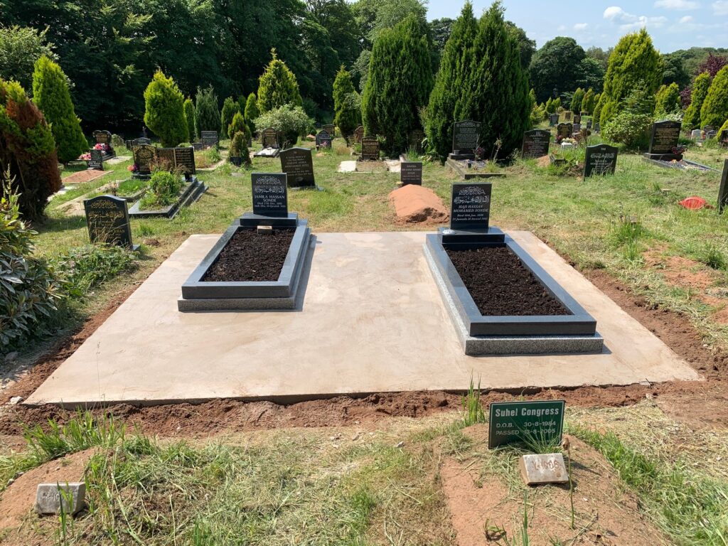 Concrete Grave Surround 1